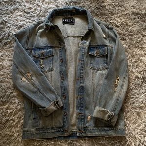 Empyre Jean Jacket Distressed